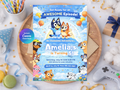 Bluey Birthday Invitation | Editable Canva Template Digital
