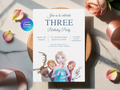 Frozen Birthday Invitation, Digital Instant Download in Canva