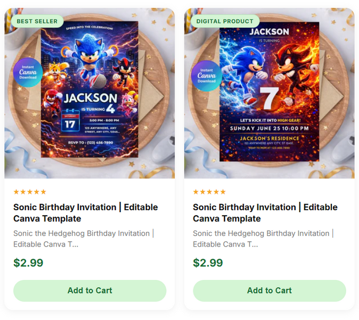 Sonic Birthday Collection