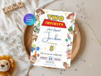 Two Infinity and Beyond Birthday Invitation | Canva
